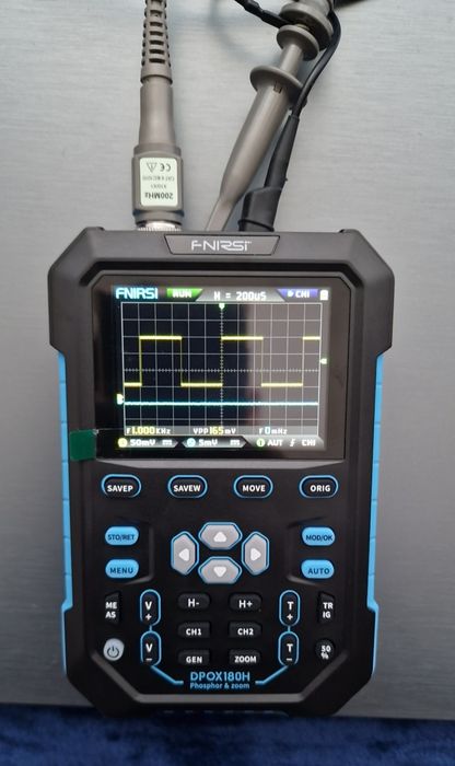 Fnirsi 2 in 1 osciloscop digital (afisaj cu fosfor) DPOX180H - NOU