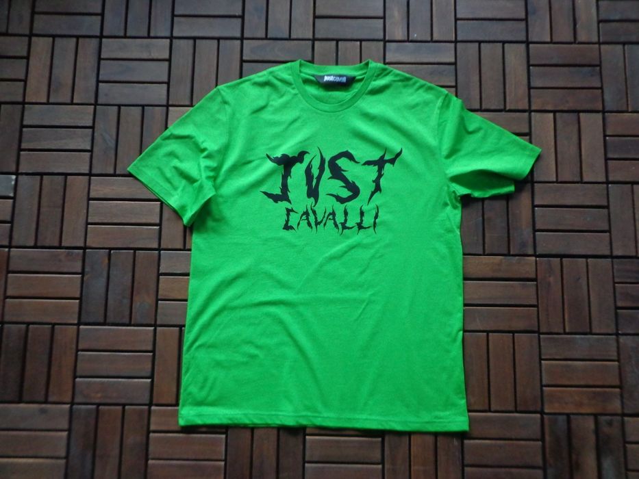 Мъжка тениска Just Cavalli logo print T-shirt размер XS