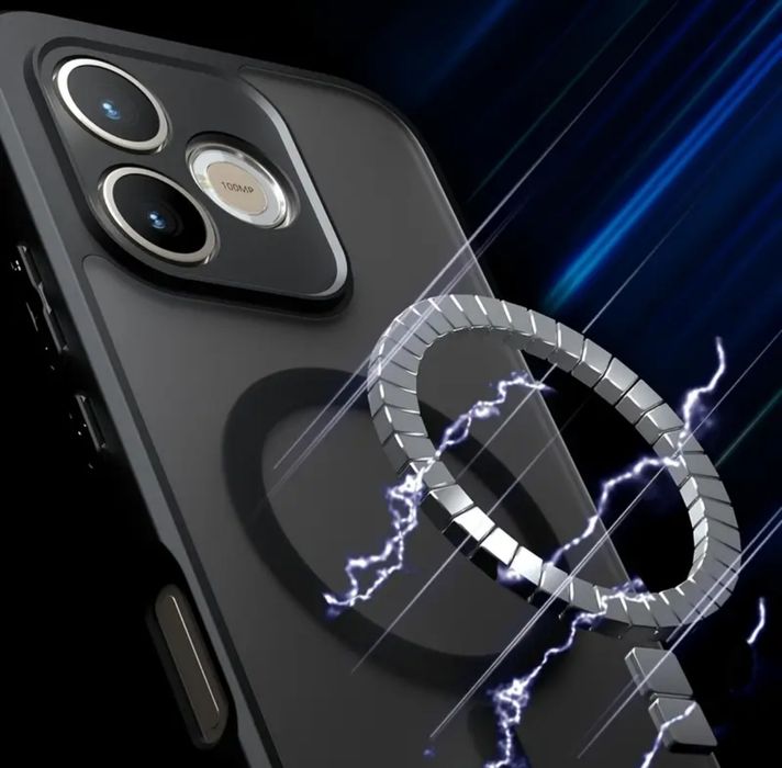 Honor 600pro,600,600lite  Shockproof Magsafe ударо-устойчив матов кейс