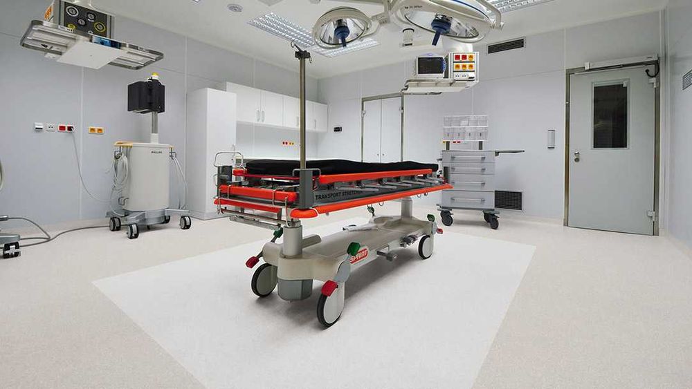 Гомогенный линолеум для медицинских учреждений