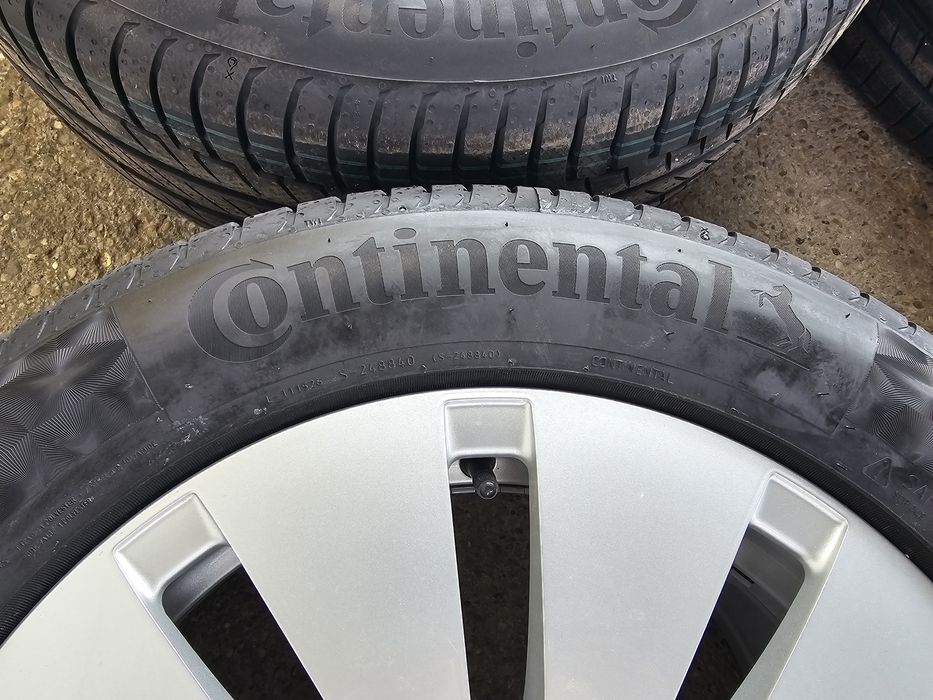 Jante Mercedes 17 "prinderea la prezoane 5X112  , cu anvelope Noi Continental 235/55/17 DOT 2026