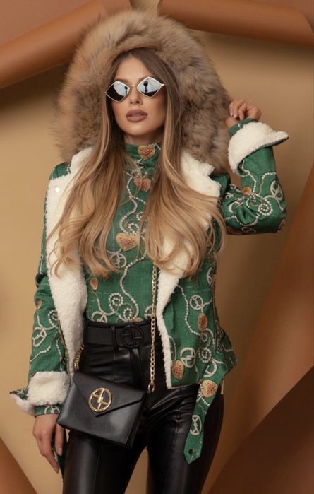 Зимно яке Alessa Chains and Charms