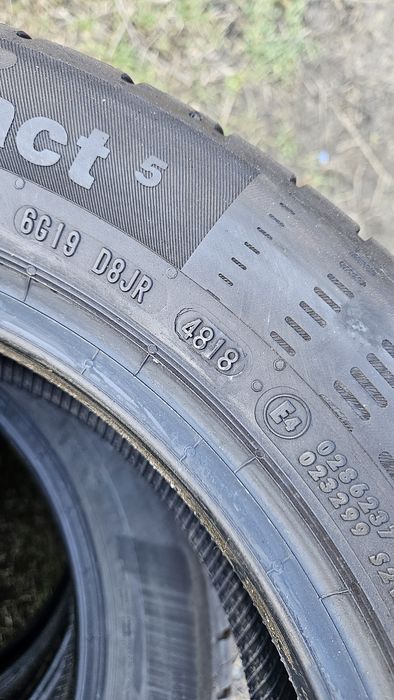 6бр като нови гуми 195 55 16 континентал continental