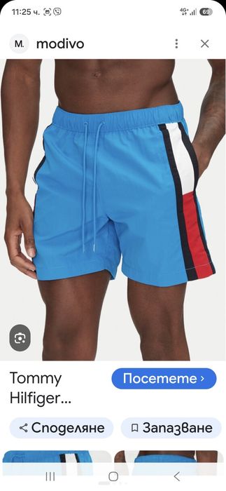Tommy Hilfiger мъжки бански S размер.