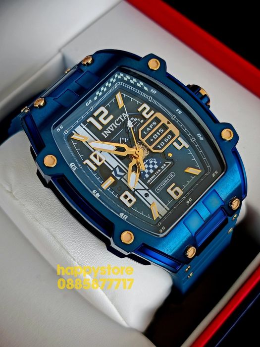 INVICTA Diablo automatic blue 48 mm, Инвикта нов ръчен часовник