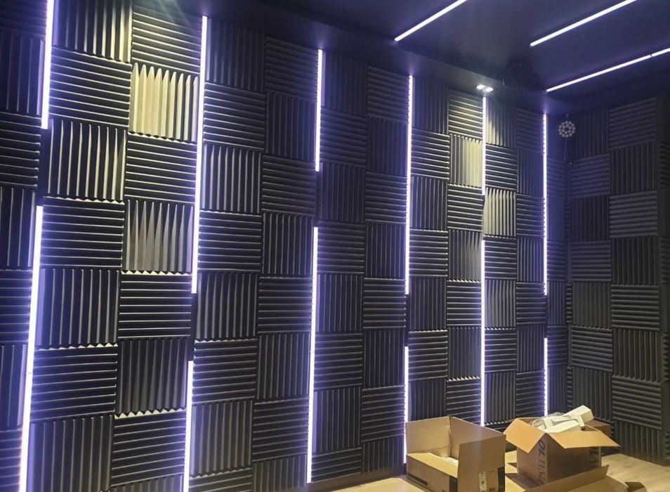 Akustik panel paralon shumni izalatsiya studio