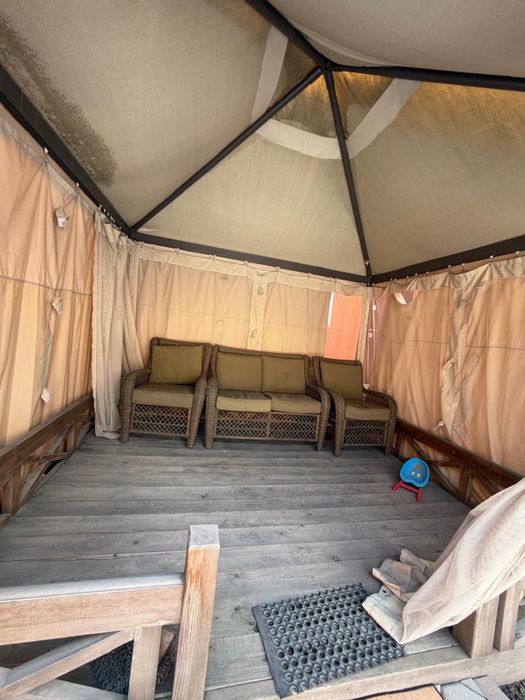 тапчан беседка с навесом