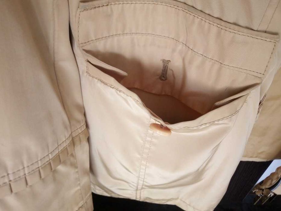 Pardesiu design italian - Luxury Gil Santucci – bej camel – măsura 50