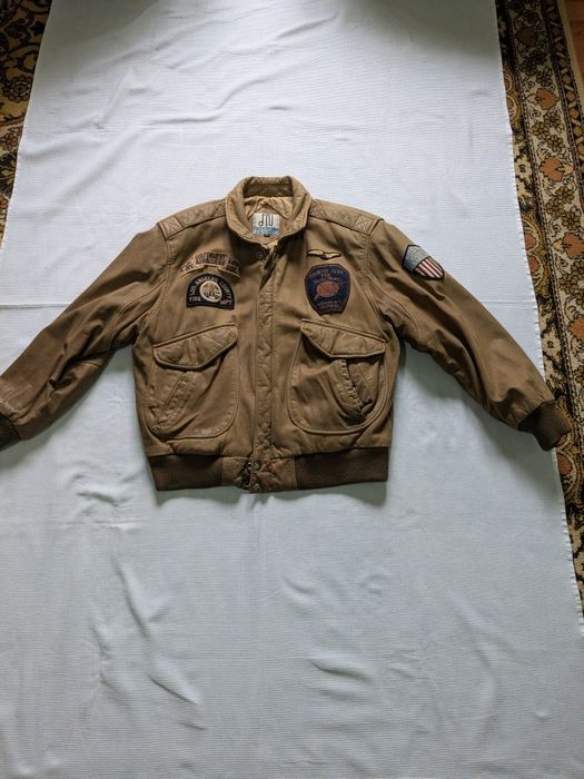 M. Geacă piele Top Gun