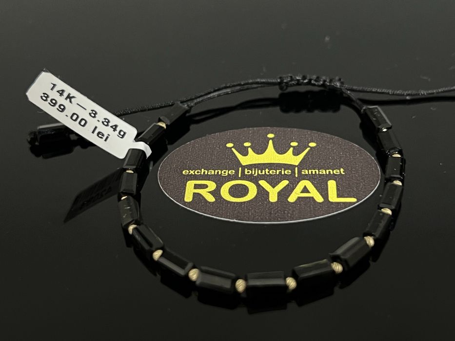 Bijuteria Royal CB : Bratara cu snur aur 14k 3,34gr