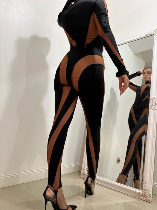 Compleu Thierry Mugler original  ( body + colanti )