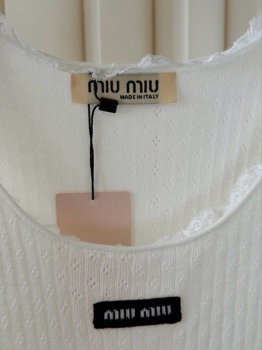 Miu miu потник/ топ