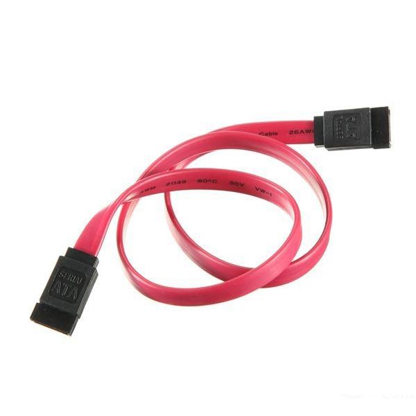 Кабель интерфейсный, для HDD/SSD Sata-Data, 6.0 Gbit/s/Черные Красные