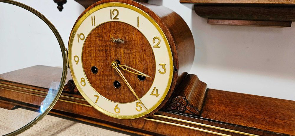 Ceas de semineu cu pendul  Zentra-Westminster