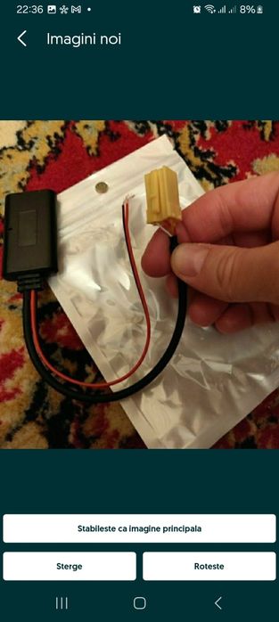 Cablu audio 6 pini Bluetooth Alfa Romeo fiat 500 grande punto lancia