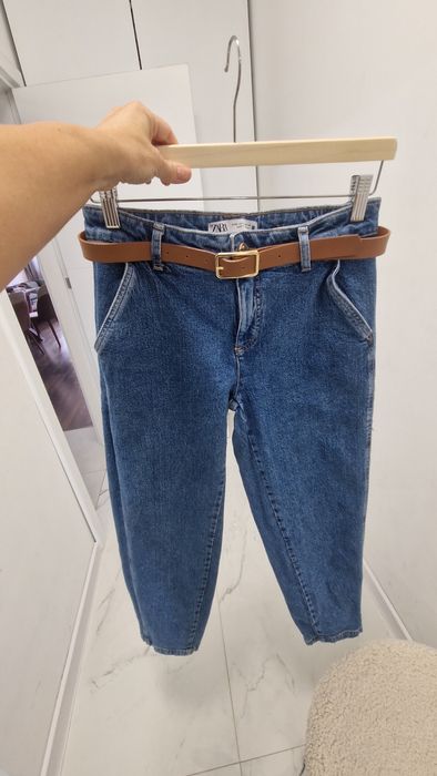 Дънки Zara с колан