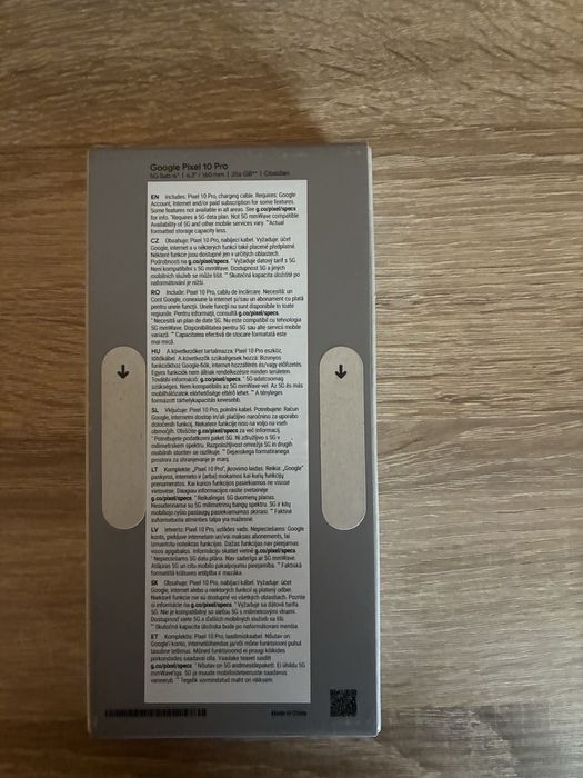 Vand Google pixxel 10 pro de 256 de gb la cutie sigilat