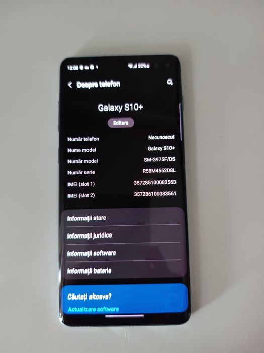 Samsung S10 Plus / Albastru -Dual sim -Pret fix