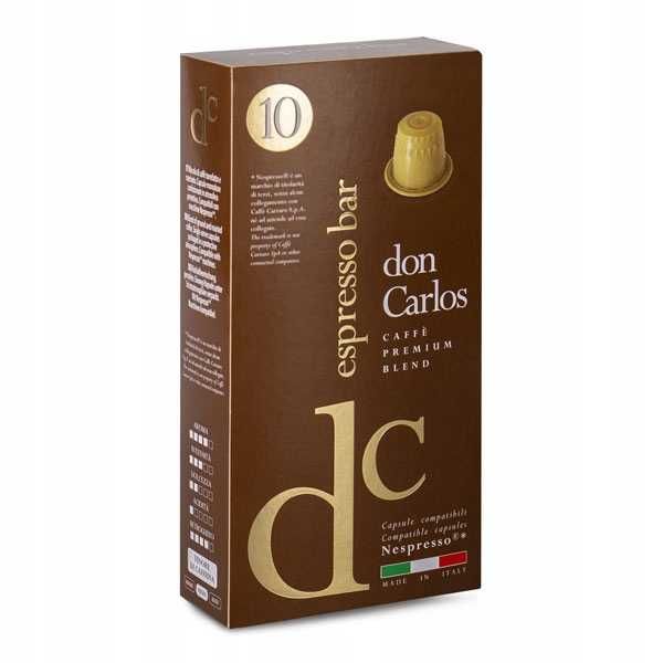 Кофе в капсулах "Don Carlos" для Nespresso. Kofe kapsula "Don Carlos".
