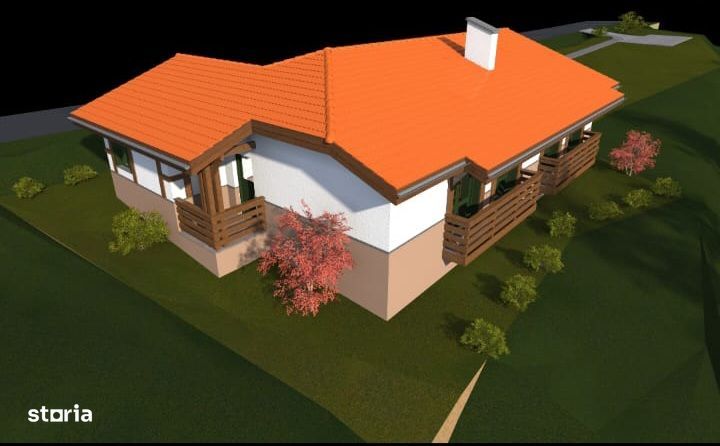 Casă pe un singur nivel , 170 mp , teren 1050 mp ,Gruișror, Acățari