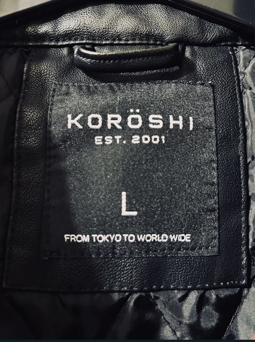 Jachetă Koroshi Imitație de piele