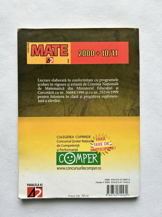 3 MANUALE Matematica examen evaluare nationala clasa a 8-a