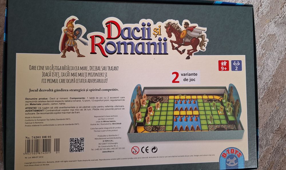 Joc strategic Dacii si romanii