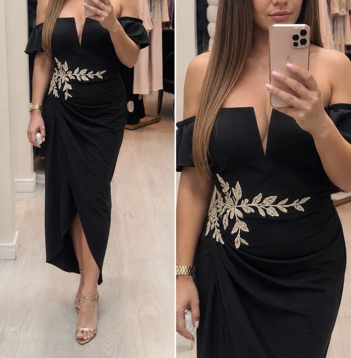 Rochie eleganta neagra, marimea M, 40