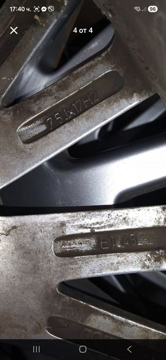 Оригинални джанти 17-ки,5х112,ет45