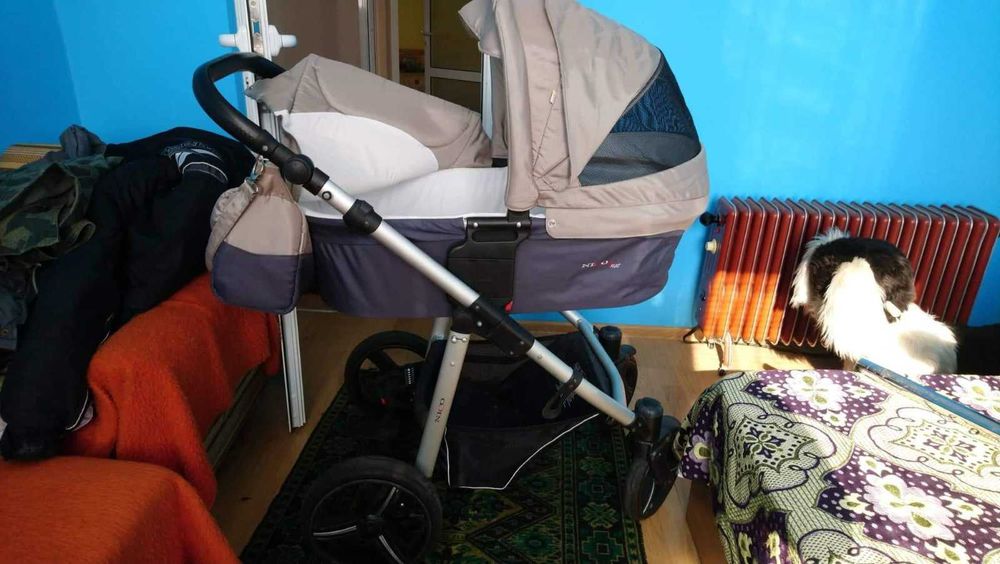 Детска количка със 2 коша