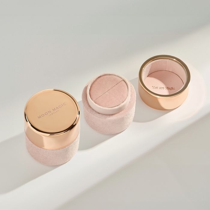 НОВ Сребърен пръстен Moon Magic "Self-Love" с Естествен Розов Кварц и 18k Позлата (Vermeil)