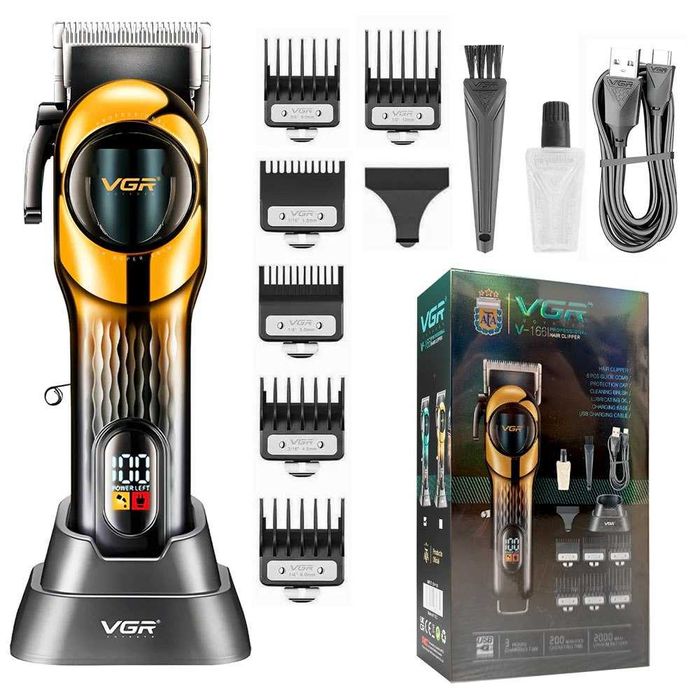 Професионална машинка за подстригване GREEN GOLD VGR V-166