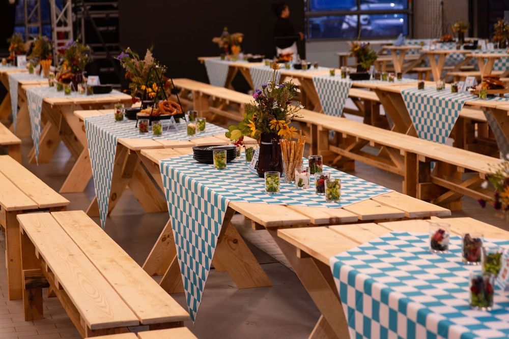 Деревянные столы и лавки 2.4 м | для той, аренды, бизнеса