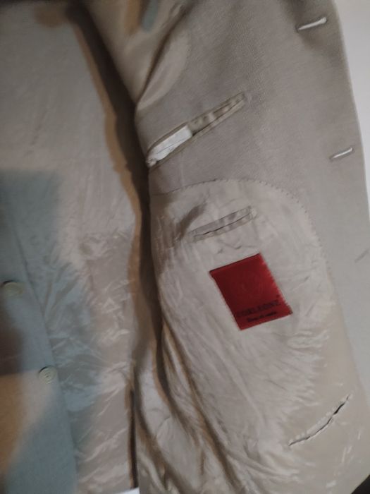 Corleone Italy 100% Linen Suit – Size 48 (2-piece)