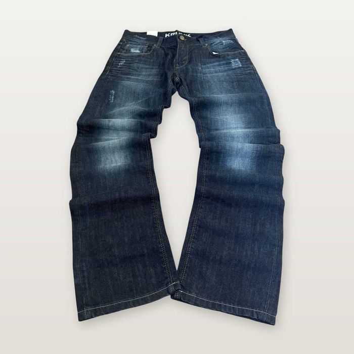 Krunk багги дънки washed distressed M – нови