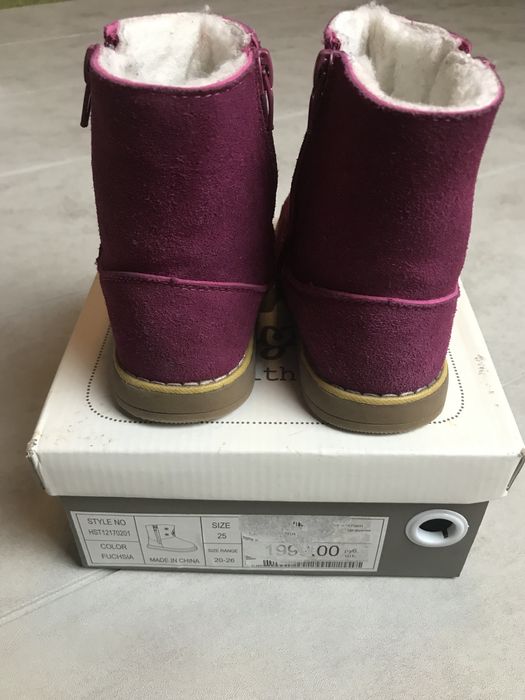 Сапожки зимние для девочки