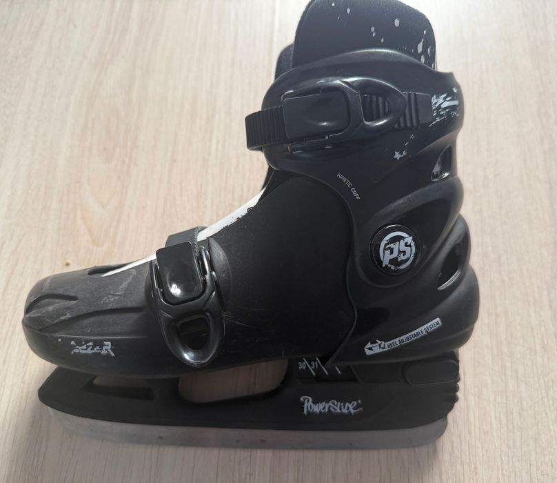 Patine gheață copii reglabile 29-32 și 30-33