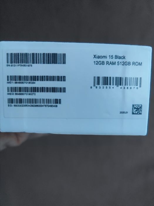 Перфектен Xiaomi 15 16/512 Gb Black 36м гаранция Xiaomi/ Бартер