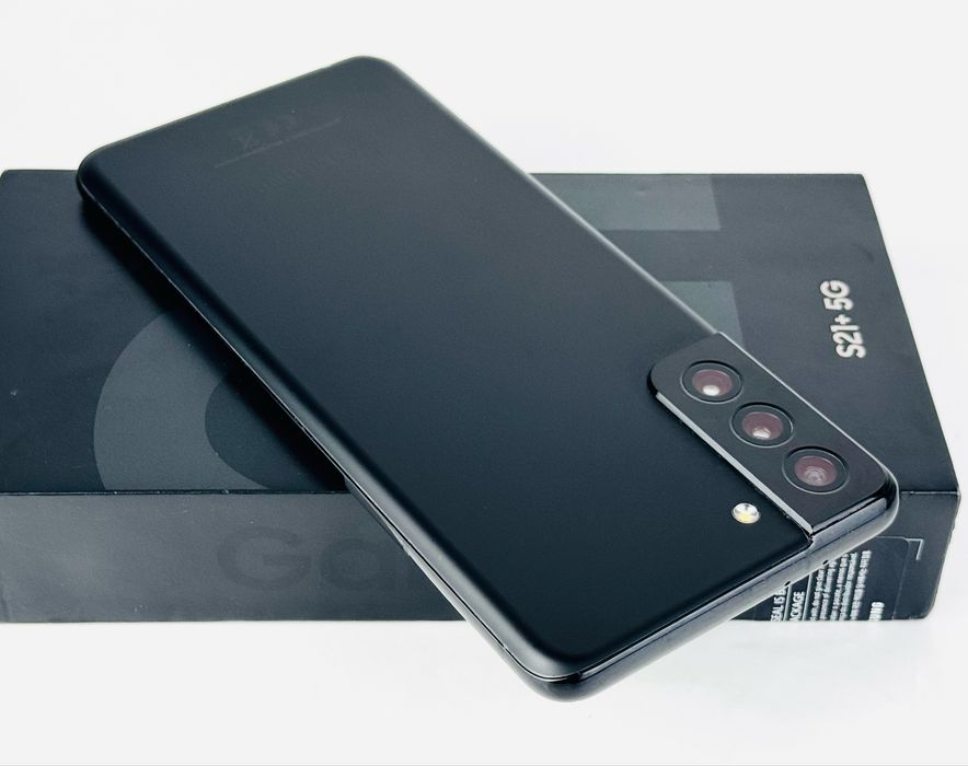 Samsung Galaxy S21 Plus 5G 128GB 8RAM Black Отличен! Гаранция!
