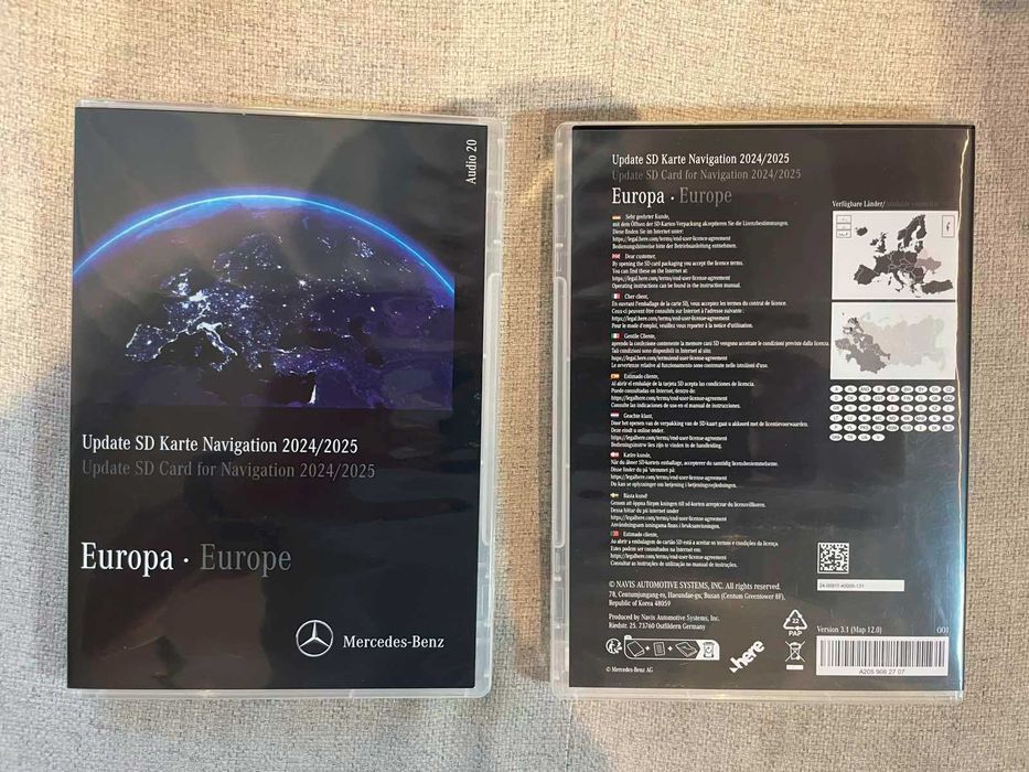 New 2025 Сд Карта Hu55 Entry Nav Mercedes Audio 20 NTG5.5 Sd Card