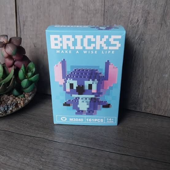 Figurină de construit Disney Lilo & Stitch – Angel, blocuri asamblabil