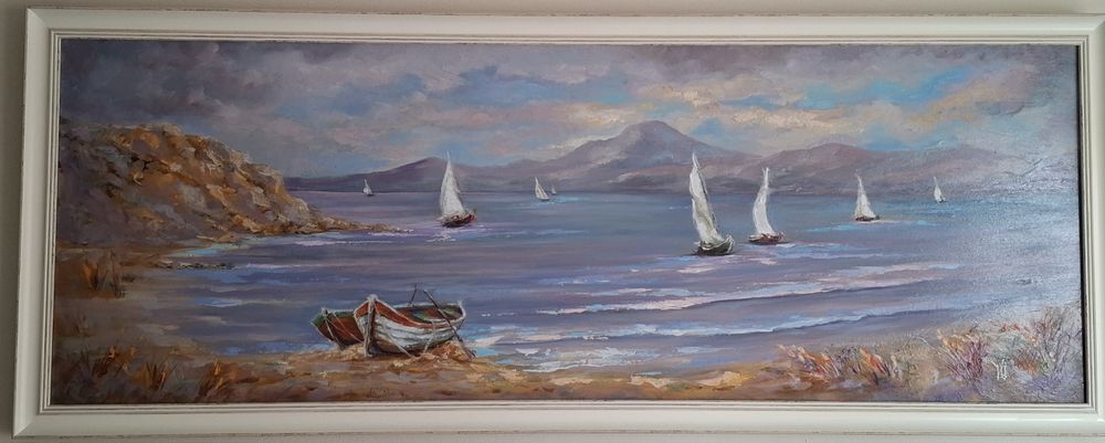 Vând Tablou pictat pe pânză.