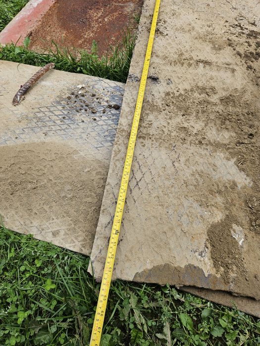 Podeț sau scări beci de acces fier 100 mm gros