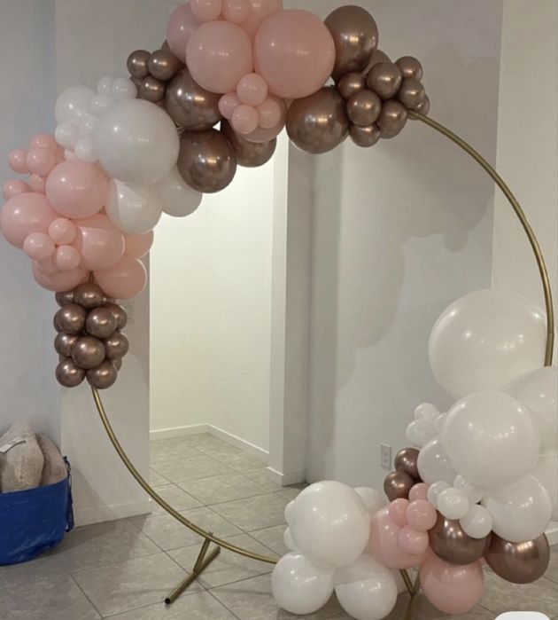 ПРОМОЦИЯ  135€ Украса с балони арка + персонален надпис + маси