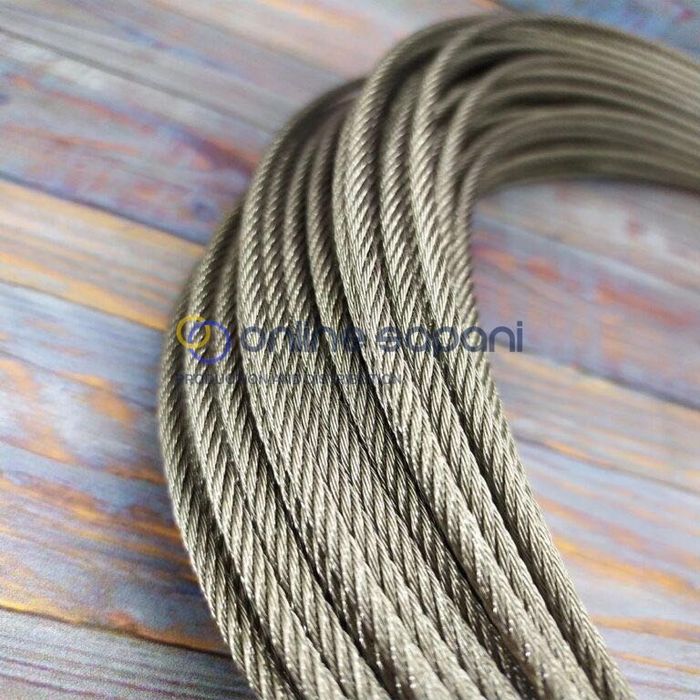 Въже от неръждаема стомана 7x19/AISI 316