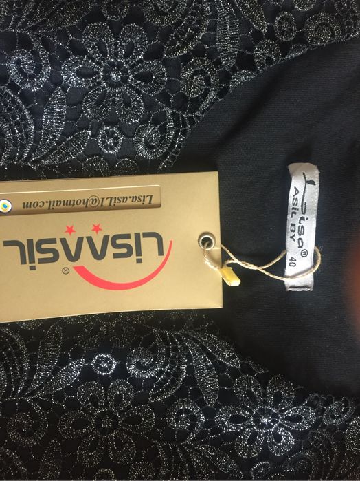 Вечернее черное платье