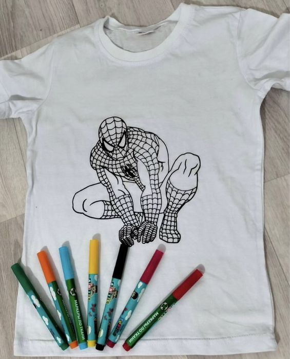 Футболка раскраска