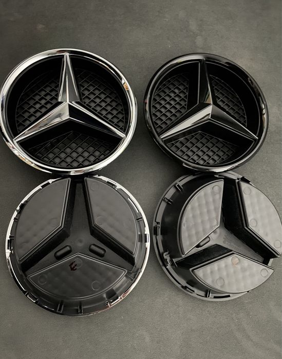 Emblema stea 18 18,5 21cm grila radiator Mercedes Benz W205 W213 GLC