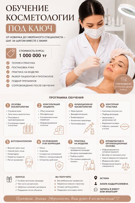 Обучение косметологии