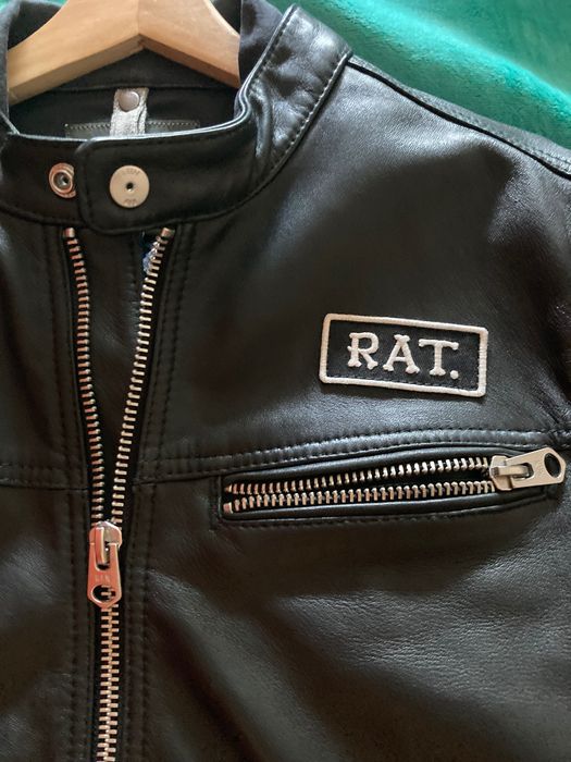 Geacă piele—G star —impecabil